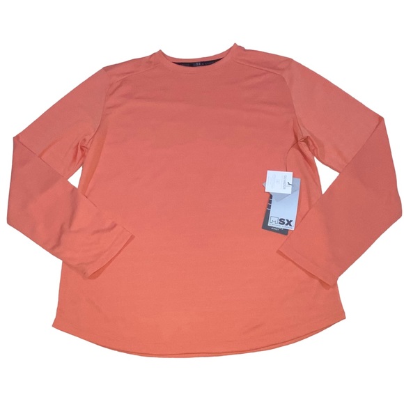 MSX By Michael Strahan Boys Size XL 18H/20H Orange Performance Jersey NWT - Picture 1 of 12